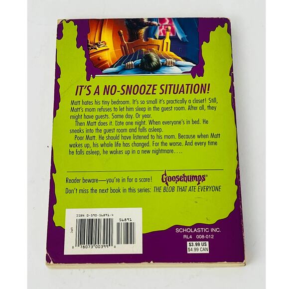 Goosebumps Ser. #54: Don't Go To Sleep! Paperback Book by R. L. Stine 1997 - Picture 2 of 7